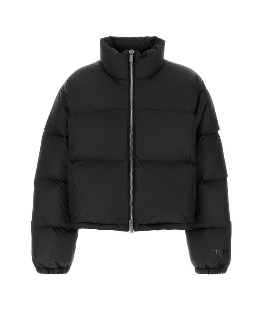 VTMNTS Black Polyester Down Jacket