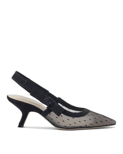 Dior Black "J'A" Slingback