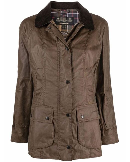 Women's Brown "Beadnell" Wax Jacket