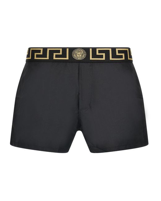 Versace Multicolor 'Greca' Swimsuit for men