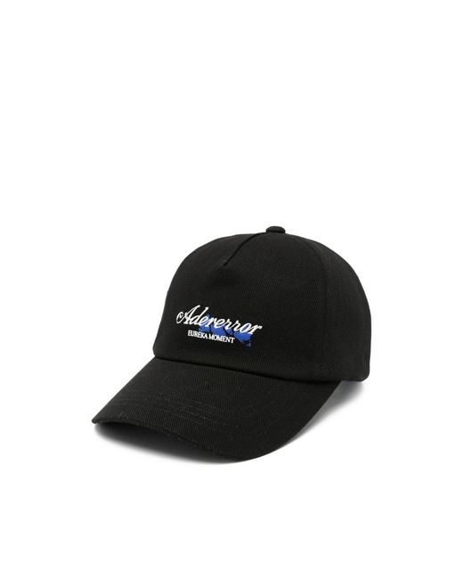 Adererror Black Baseball Cap for men