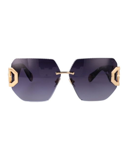 Philipp Plein Blue Sunglasses