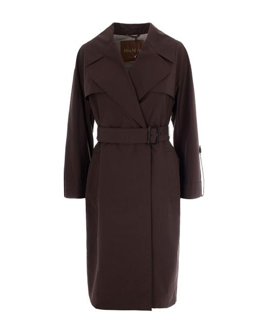 Max Mara Brown Chic Mini Coat For