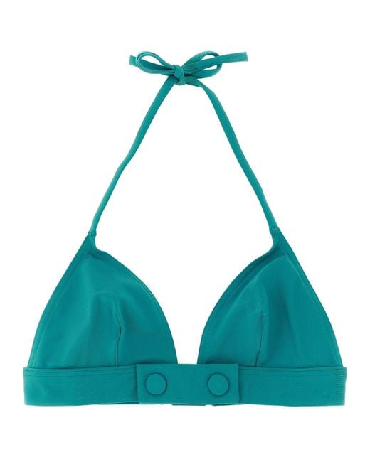 Eres Green 'Bord' Bikini Top