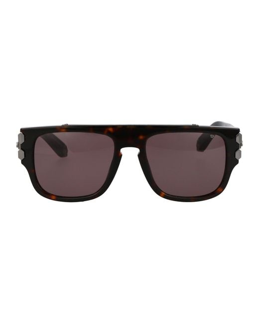 Philipp Plein Brown Sunglasses