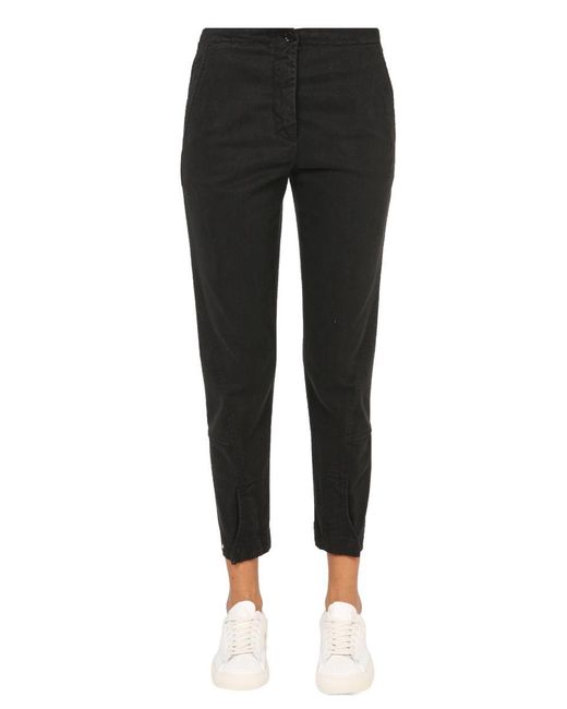 Aspesi Black Frank Pants for men
