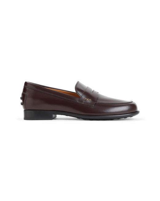 Tod's Brown Madera Leather Loafer