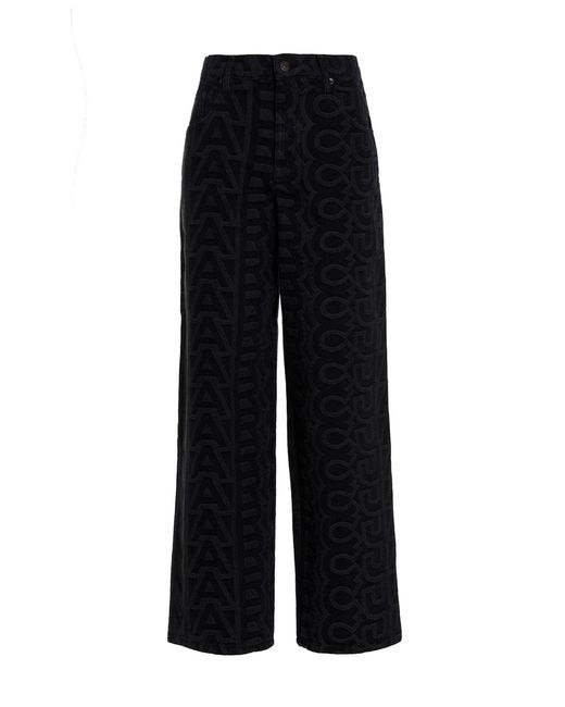Women's Black 'monogram' Jeans