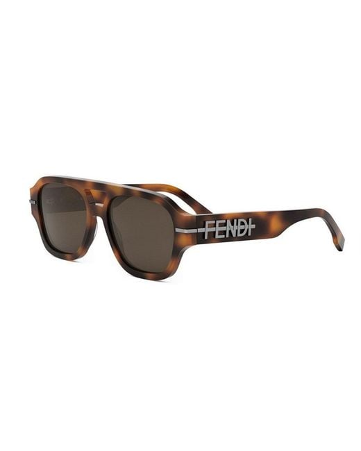 Fendi Brown Graphy Fe40130I 53E for men