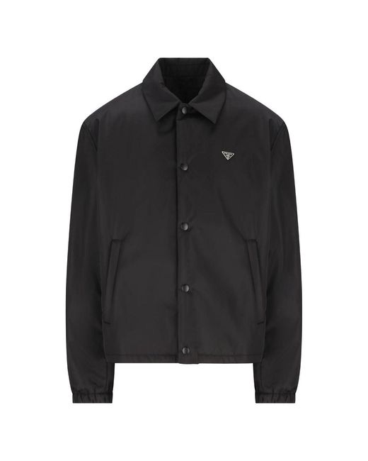 Prada Black Re-Nylon Jacket for men