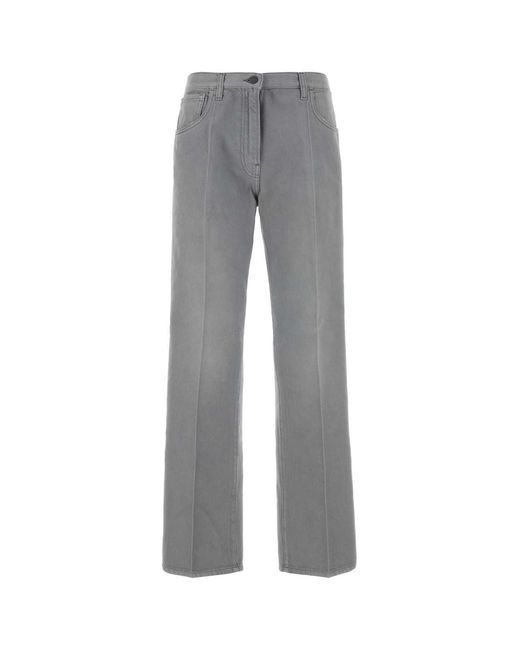 Prada Gray Denim Jeans