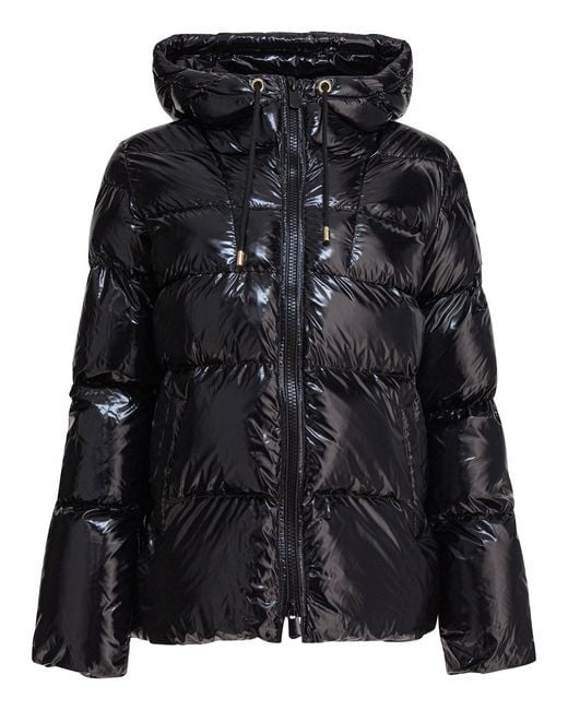 Pinko Black 'Eleodoro' Down Jacket