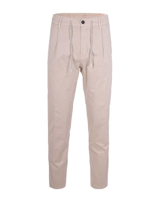 Eleventy Natural Lightweight Trousers for men