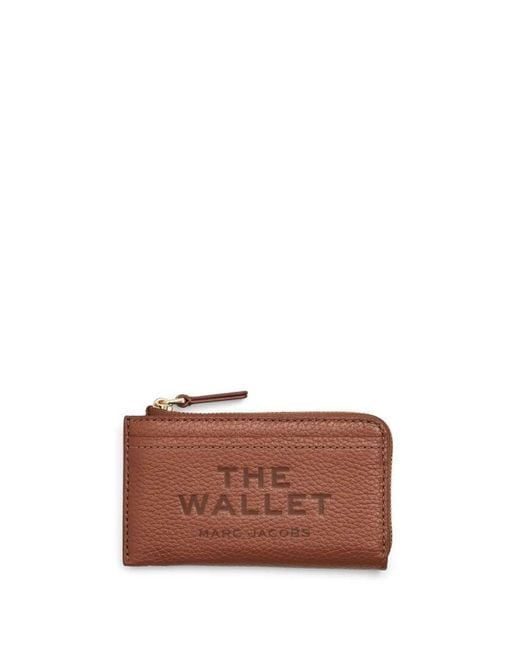 Marc Jacobs Brown The Top Zip Multi Wallet