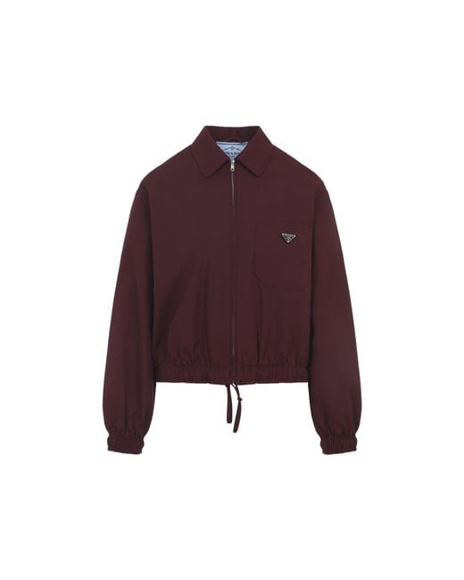 Prada Purple Polyester Jacket