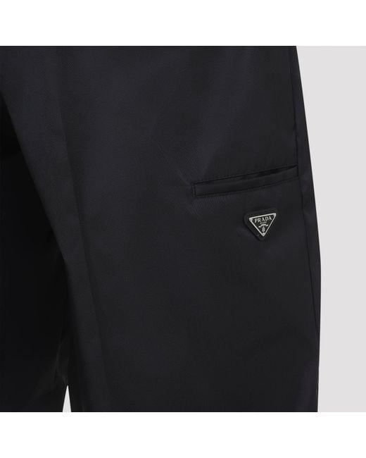 Prada Blue Re-Nylon Bermudas for men