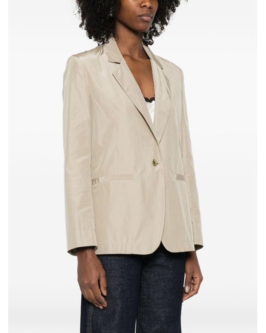 Forte_forte Natural Single-Breasted Jacket