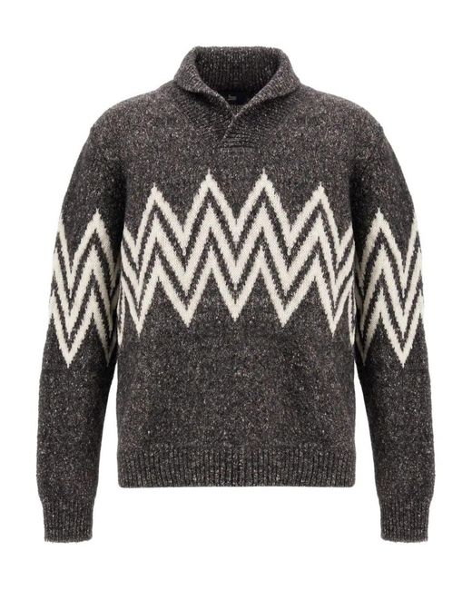 Herno Gray Sweater for men