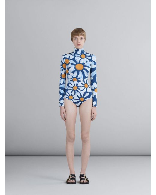 Marni Blue Swim
