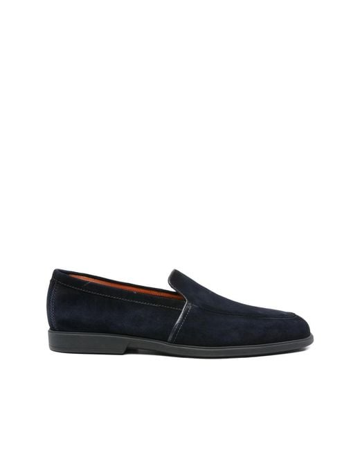 Santoni Blue Shoes for men