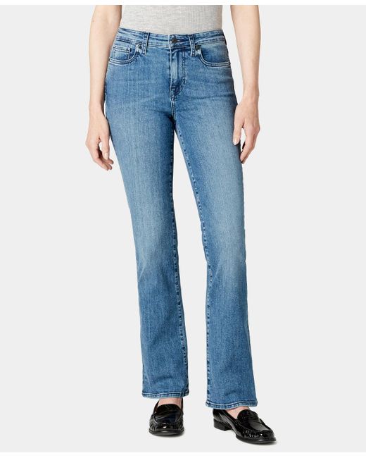 Buffalo David Bitton Queen Mid Rise Bootcut Jeans in Blue | Lyst