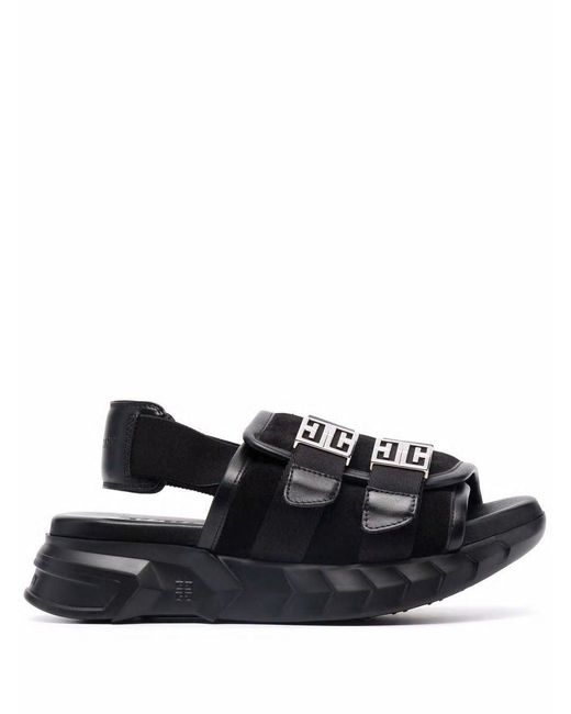 Givenchy Black Marshmallow Sling-back Sandal for men