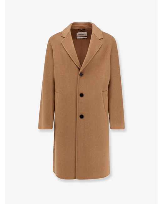 Amaranto Natural Outdoor Wool Coat