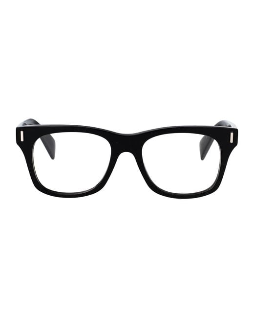 McQueen Black Squared Optical Am0551 O 001
