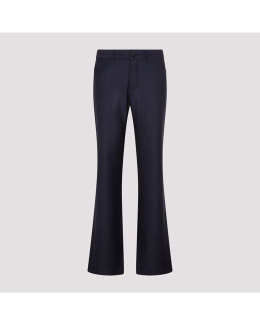 Etro Blue Bootcut Trousers for men