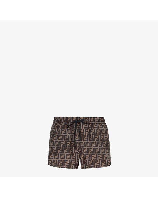 Fendi Gray Nylon Beach Box for men