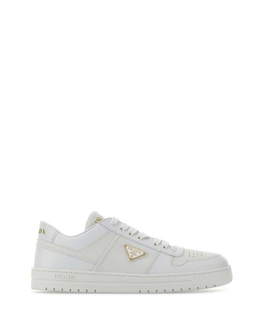 Prada White Nomad 50 Over-The-Knee Suede Boots