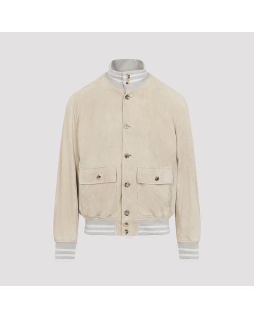 Ralph Lauren Natural Bomber Jacket for men