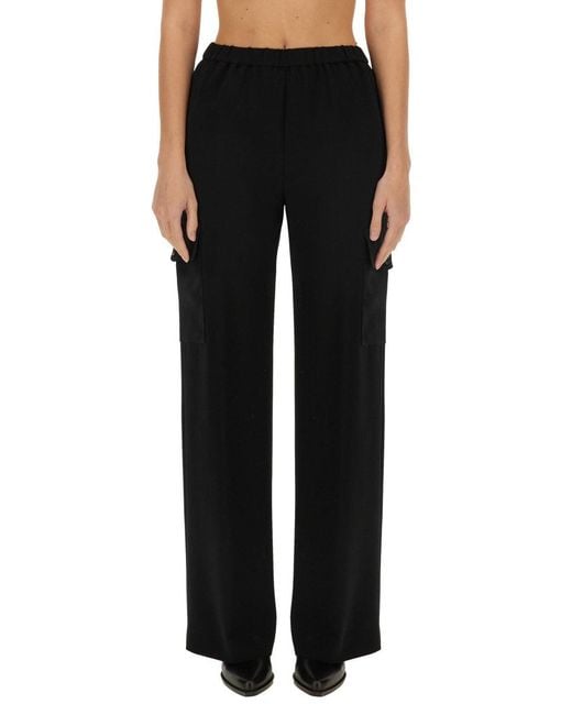 Aspesi Black Pants With Pockets for men