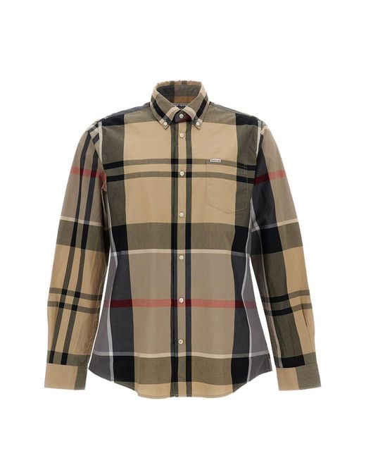 Men's Natural Harris Check Shirt