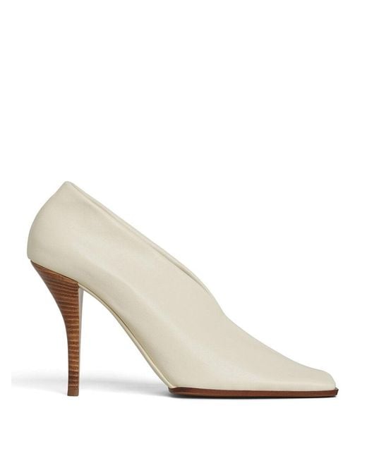 Alaïa White Soft Square Pumps