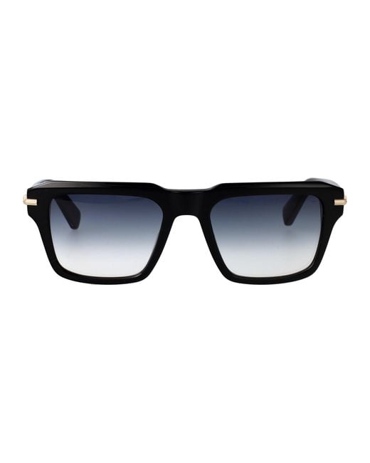 Ferragamo Blue Gradient Acetate Sunglasses for men