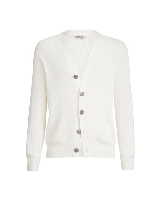 Men's White Cardigans