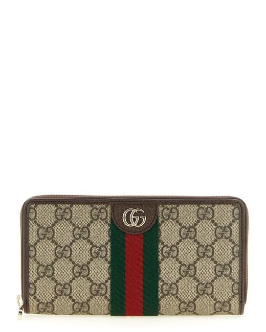 Gucci Gray 'Ophidia' Wallet