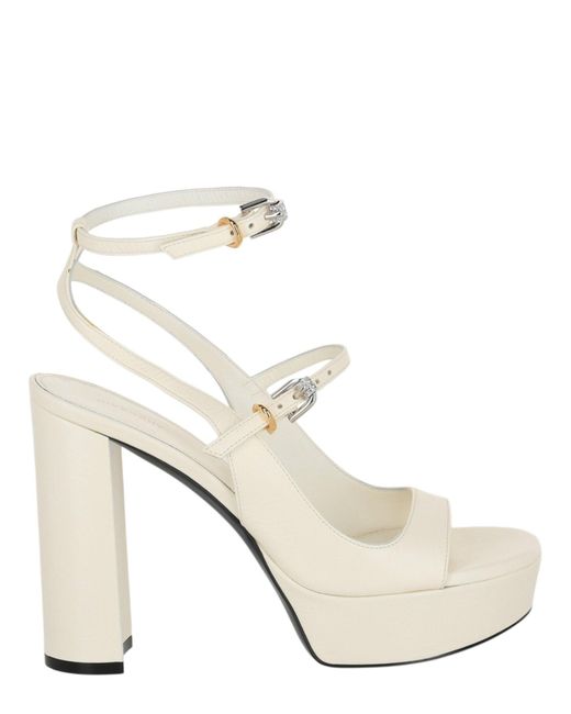 Givenchy White Voyou Platform Sandals