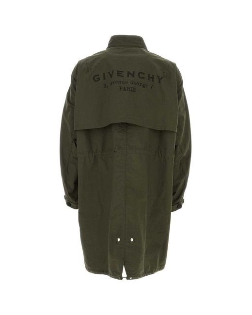 Givenchy Green Parka for men