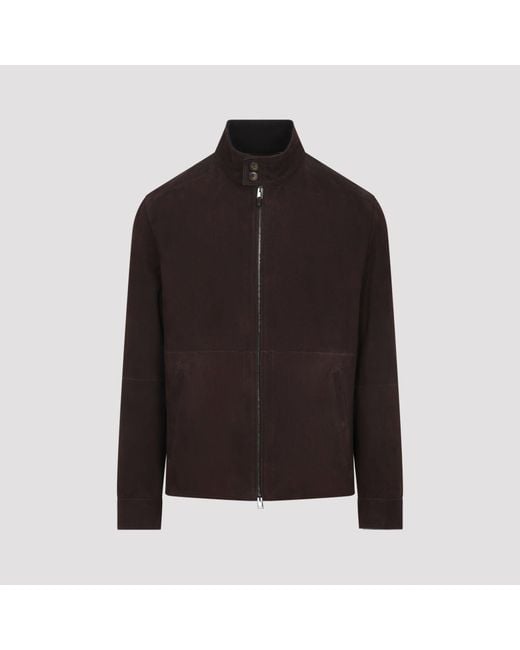 Canali Black Outerwear Jacket for men