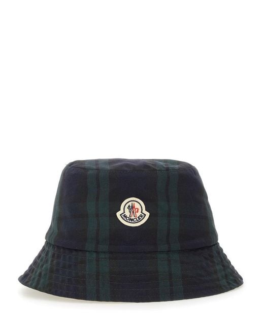 Moncler Blue Reversible Bucket Hat for men