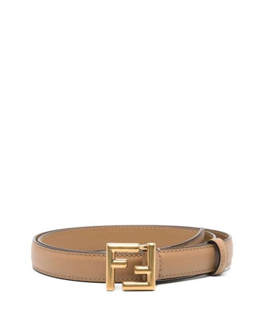Fendi Natural Leather Belts