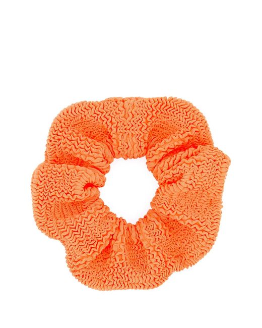 Women's Orange Scrunchie Hat