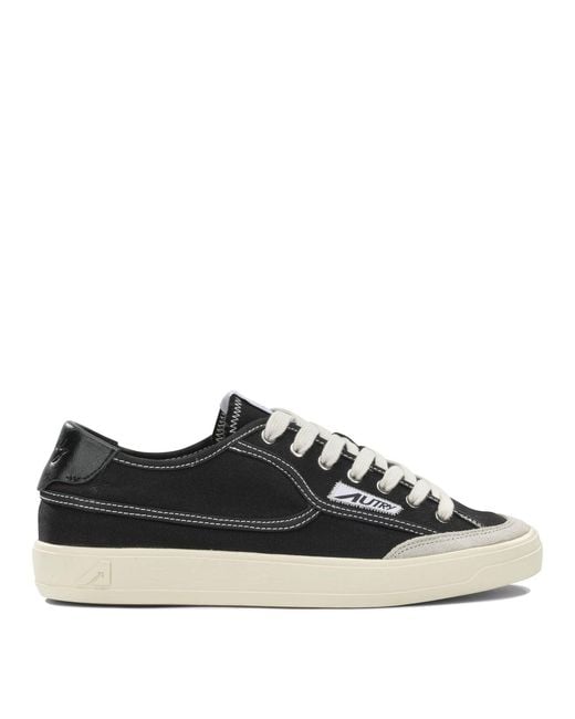Autry Black "Windscape Low" Sneakers
