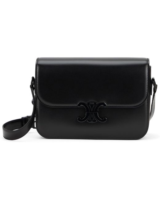 Céline Black Shoulder Bag Triomphe Classic