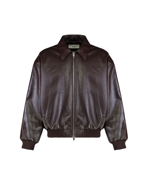 Céline Brown Teddy Jacket