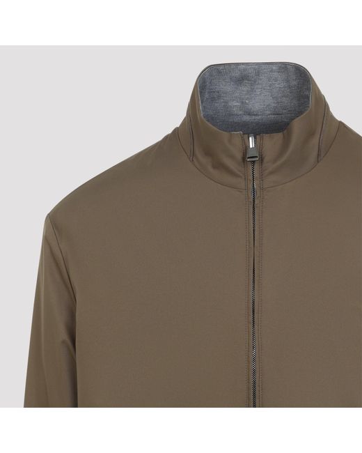 Canali Green Outerwear Jacket for men