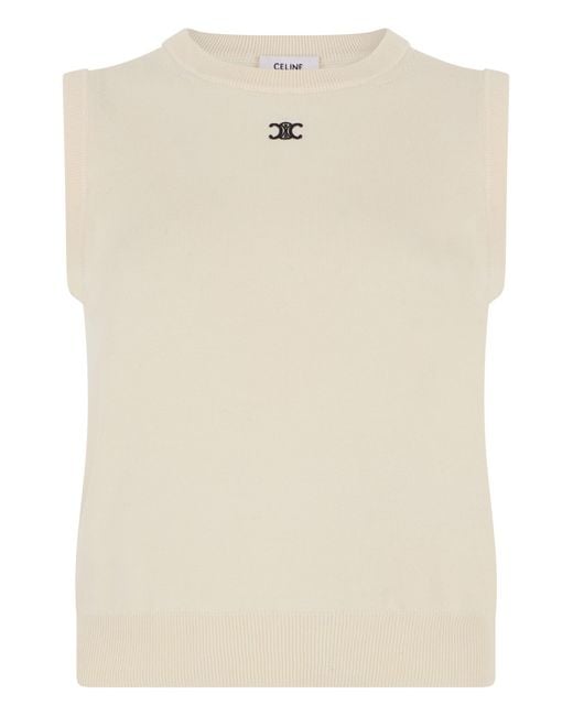 Women's Natural Thin Wool Top