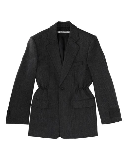 Alexander Wang Black Oversized Blazer